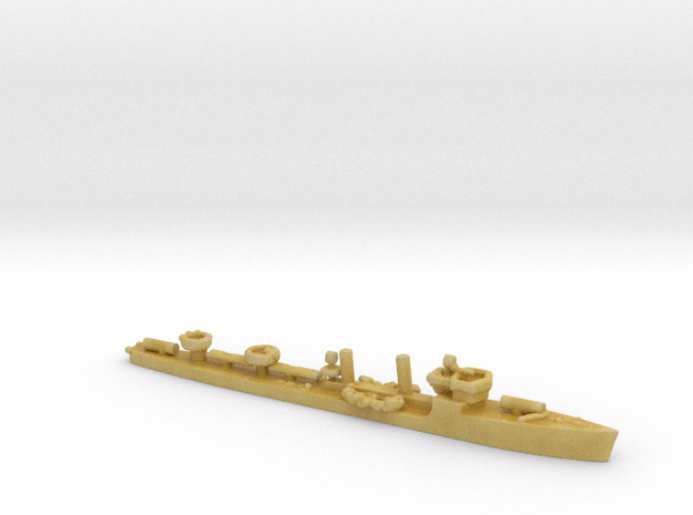 1/1800 Scale Danish torpedo boat HDMS Glenten in Tan Fine Detail Plastic