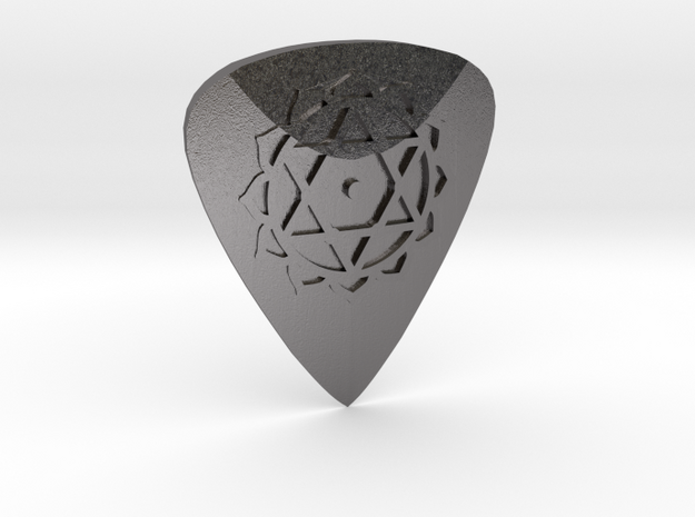 Anahata Guitar Pick (Metal) in Processed Stainless Steel 316L (BJT)
