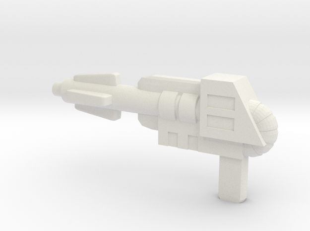 Rippersnapper Cyclone Gun Transformers in White Natural Versatile Plastic: Large
