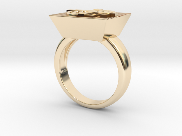 Bague FAB432 in 14k Gold Plated Brass