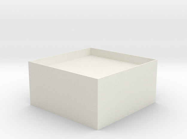 Westbeth Cabinet 2 Sided Box in White Natural Versatile Plastic