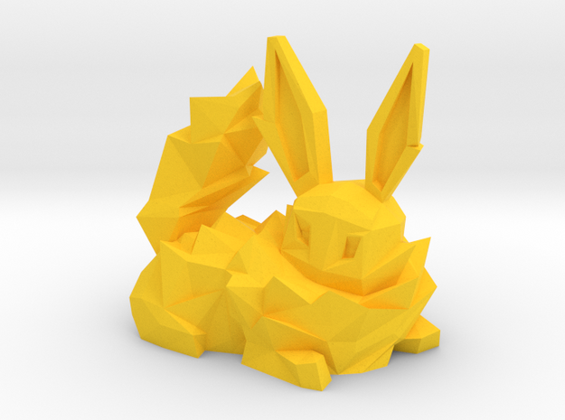 Pikachu in Yellow Processed Versatile Plastic