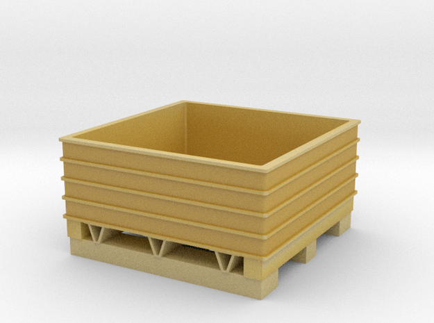 Railroad Crate in Tan Fine Detail Plastic