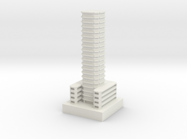 Skyscraper in White Natural Versatile Plastic