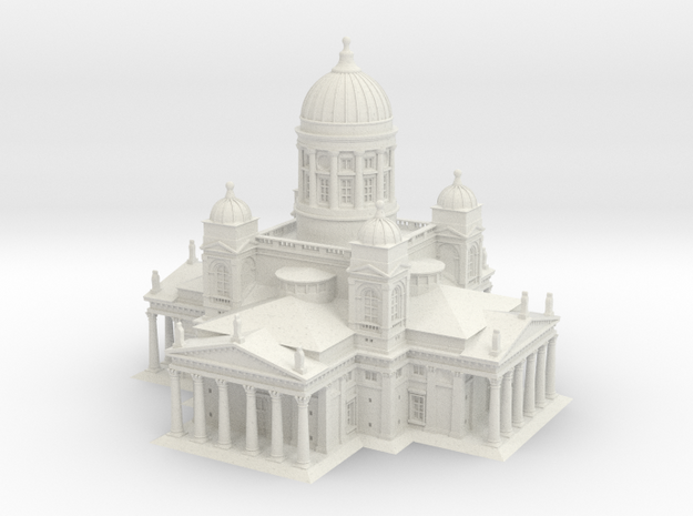 Helsinki Cathedral in White Natural Versatile Plastic