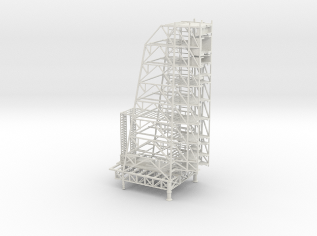 1/700 Scale Apollo Arming Tower in White Natural Versatile Plastic