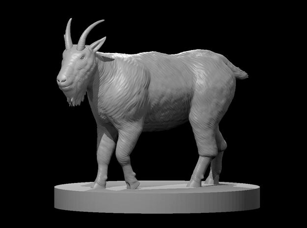 Mountain Goat in Tan Fine Detail Plastic