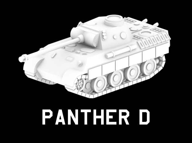 Panther D in White Natural Versatile Plastic: 1:220 - Z