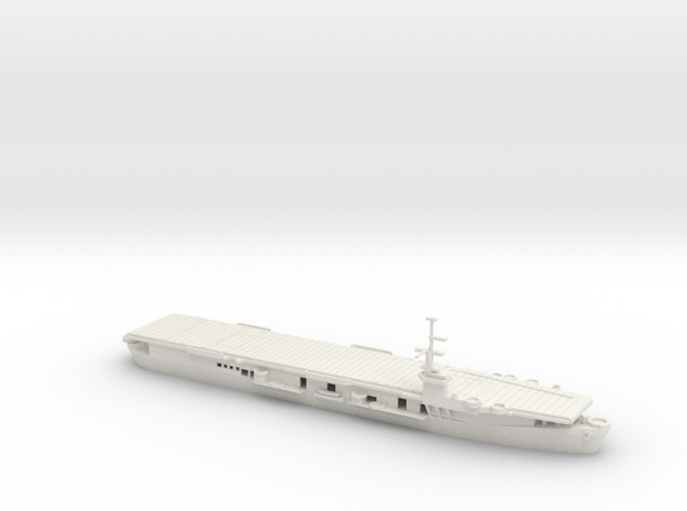 1/700 Scale USS Commencement Bay CVE-105 in White Natural Versatile Plastic