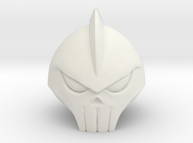 Horde Trooper Head (Skull) for motu Origins in White Natural Versatile Plastic