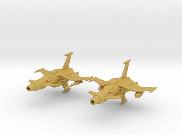 Space Wolf SW-190 1/250 Attack Wing x2 in Tan Fine Detail Plastic