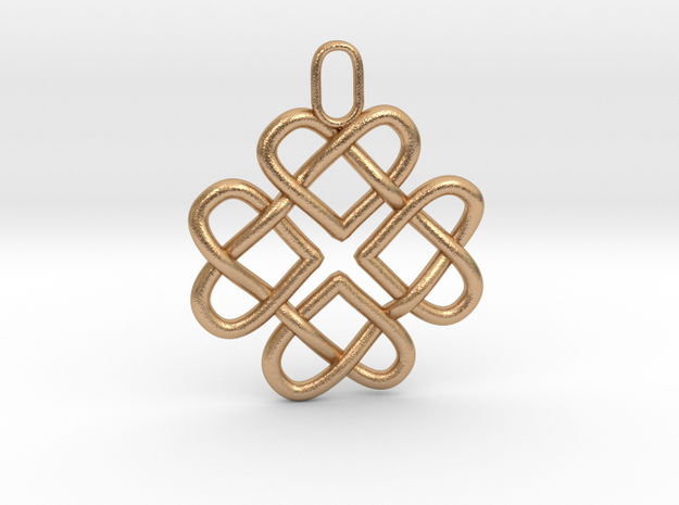 Celtic knot 1 in Natural Bronze