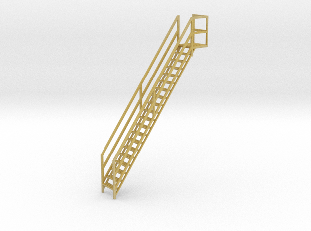 Grain Leg/Tower Stair Section in Tan Fine Detail Plastic: 1:64 - S