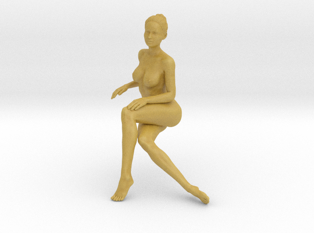 Mini Sexy Woman 021 1/64 in Tan Fine Detail Plastic: 1:64 - S