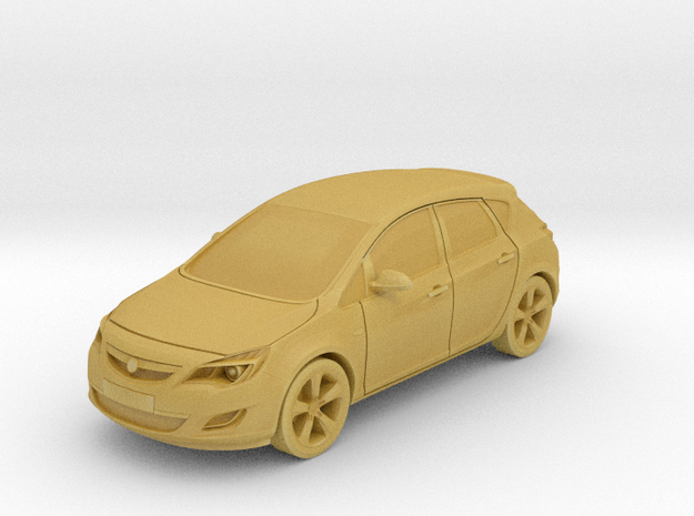 Vauxhall/Opel Astra in Tan Fine Detail Plastic: 1:148