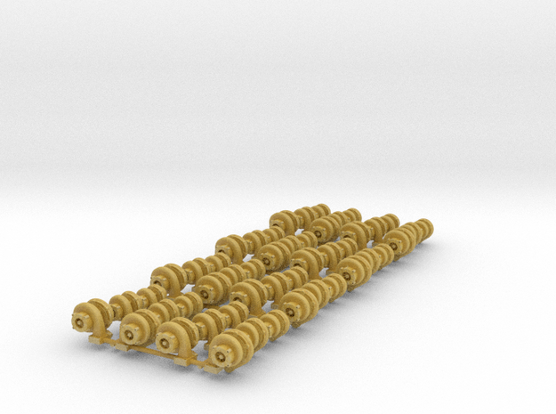 Set of 48 - Turbos in various sizes in Tan Fine Detail Plastic
