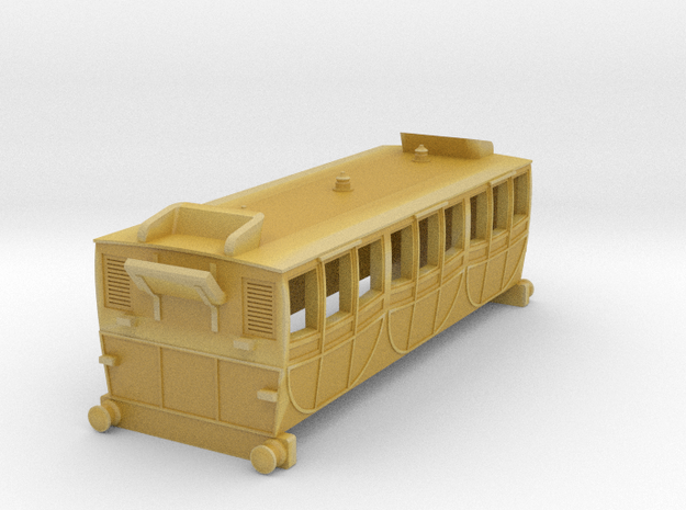 1a class Carriage 1838 - 1:160 in Tan Fine Detail Plastic: 1:160 - N