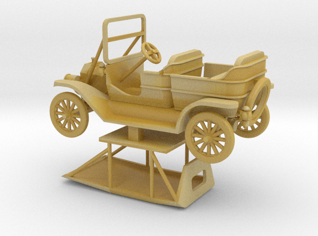 Model T with roof up in Tan Fine Detail Plastic: 1:72