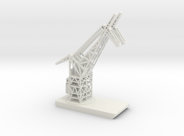 1/700 Scale Herman The German Crane in White Natural Versatile Plastic