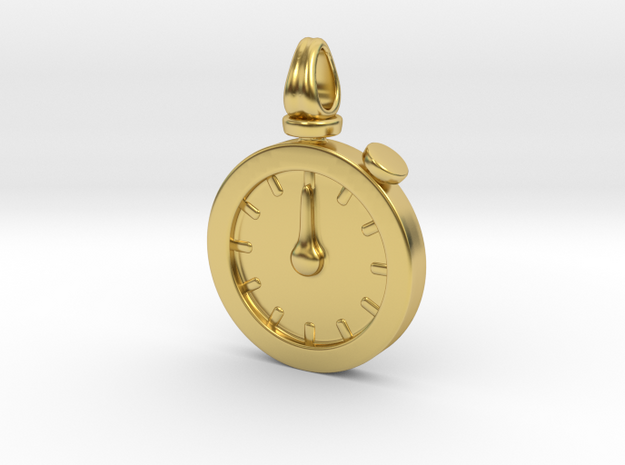 Timer in Polished Brass