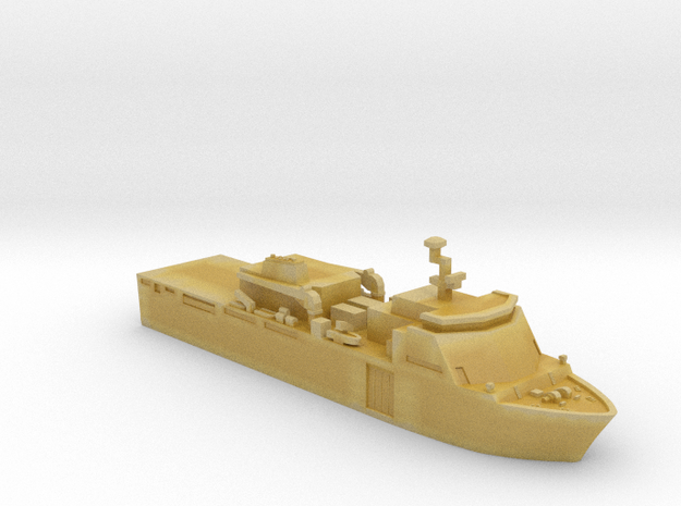 Chilean Amphibious and Military Transport A 1:1800 in Tan Fine Detail Plastic