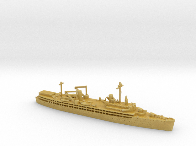 1/1800 Scale USS Sperry AS-12 Submarine Tender in Tan Fine Detail Plastic
