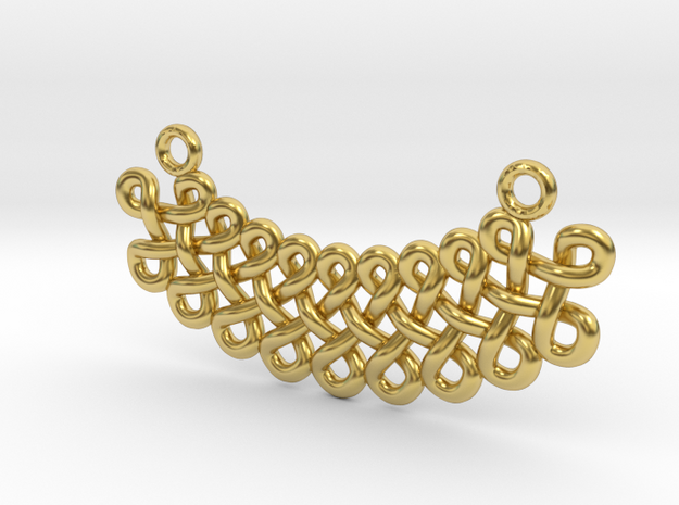 Double braid in Polished Brass