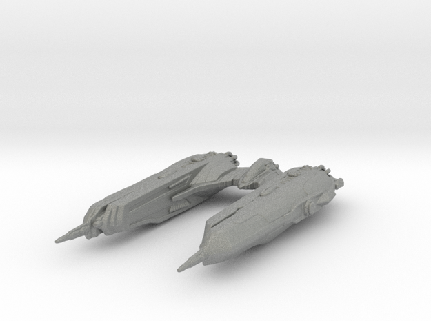 Klingon Chargh Class 1/10000 in Gray PA12