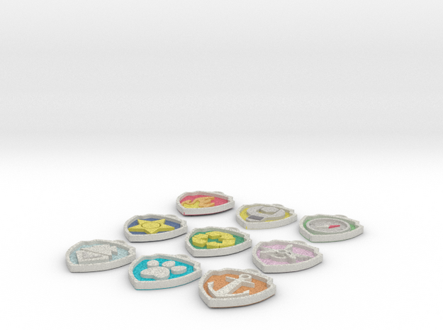 Paw Patrol Pup Tags - ALL in Natural Full Color Nylon 12 (MJF)