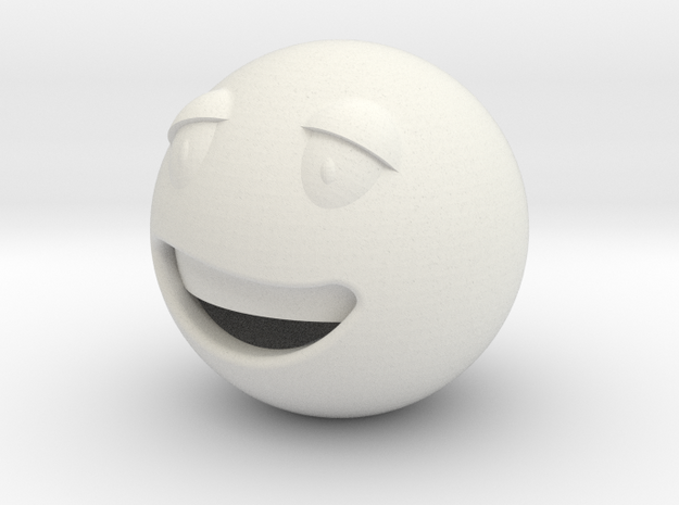 Smile3 in White Natural Versatile Plastic
