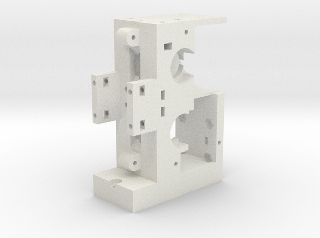 Doubly Driven Extruder in White Natural Versatile Plastic