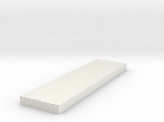 EF3 Square Top Edging 1-24 Scale in White Natural Versatile Plastic