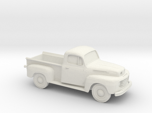 110,46 mm 1948-52 Ford PickUp in White Natural Versatile Plastic