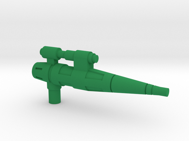 Classic Bonecrusher Gun Transformers in Green Processed Versatile Plastic: Medium