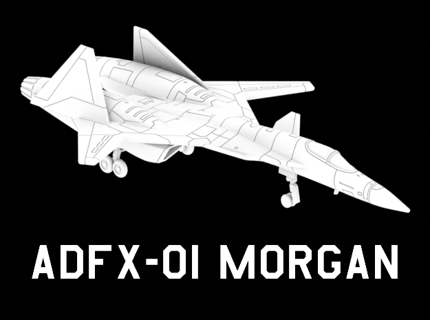 ADFX-01 Morgan (Clean) in White Natural Versatile Plastic: 1:220 - Z