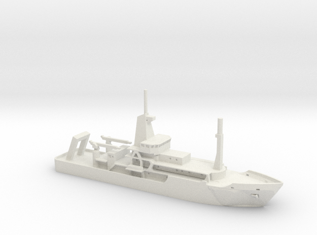 1/700 Scale USNS Melville T-AGOR-14 in White Natural Versatile Plastic