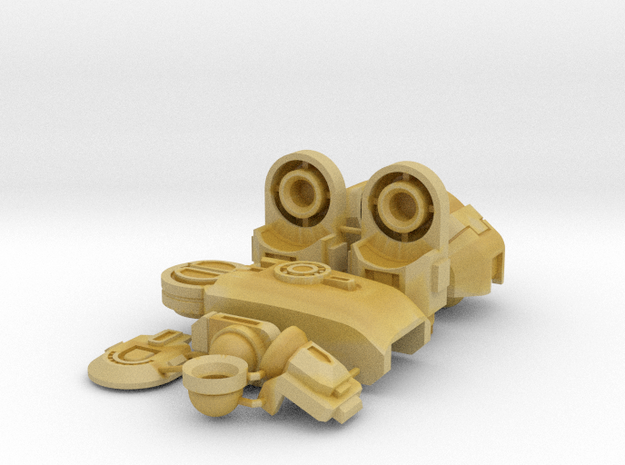 Stormwave - Arms for Two Handed Weapon in Tan Fine Detail Plastic: d3