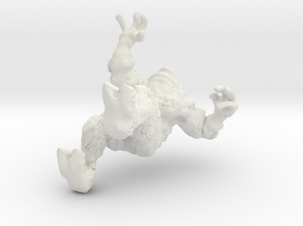 Mindless Rock Monster 3 in White Natural Versatile Plastic