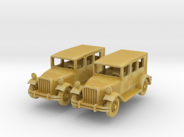 Two 32 ford Z scale in Tan Fine Detail Plastic