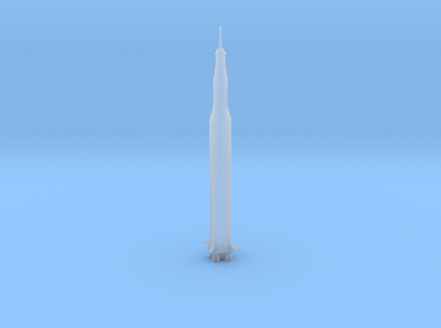 1/1000 Scale Saturn V Rocket in Tan Fine Detail Plastic