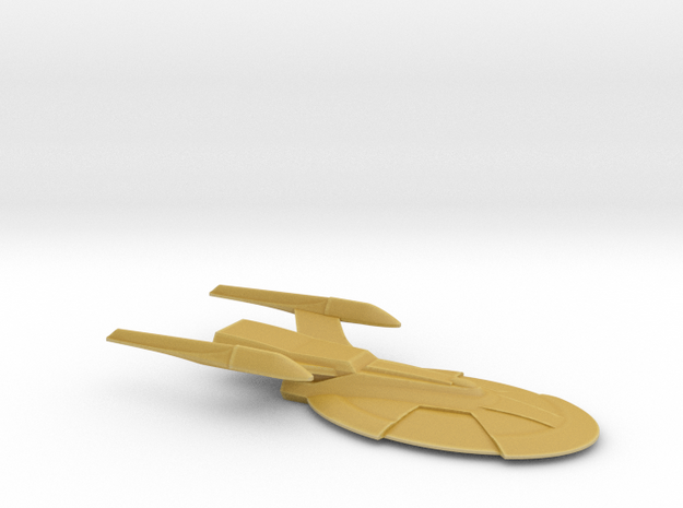 Unused Federation Concept / 6.5cm / 2.56in in Tan Fine Detail Plastic