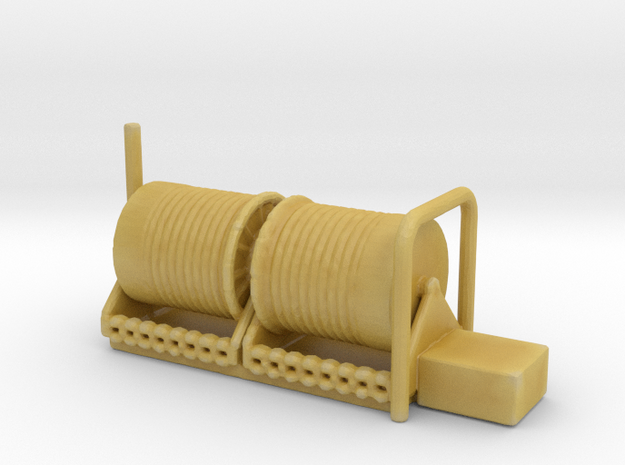 1/350 Scale Shore Power Cable Reels in Tan Fine Detail Plastic