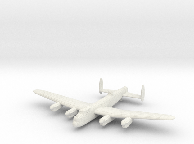 1/200 Avro Lancaster in White Natural Versatile Plastic
