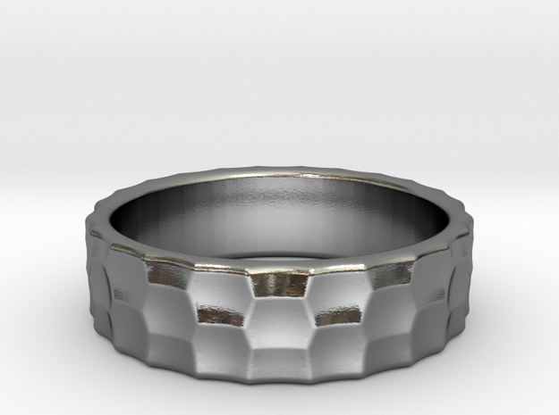Ichimatsu Band All Sizes, Multisize in Polished Silver: 8 / 56.75