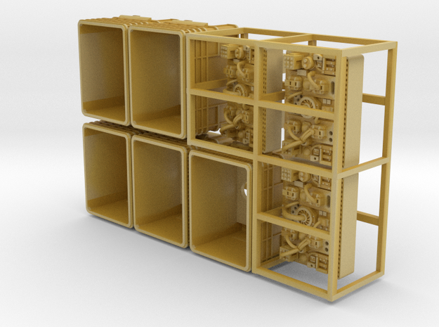 Complicated Echo Base Crates 1:43 in Tan Fine Detail Plastic