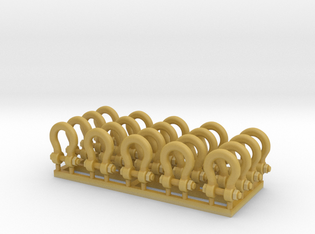 Shackle TP-M03-3 85 TON 20 pack 1-87 Scale in Tan Fine Detail Plastic