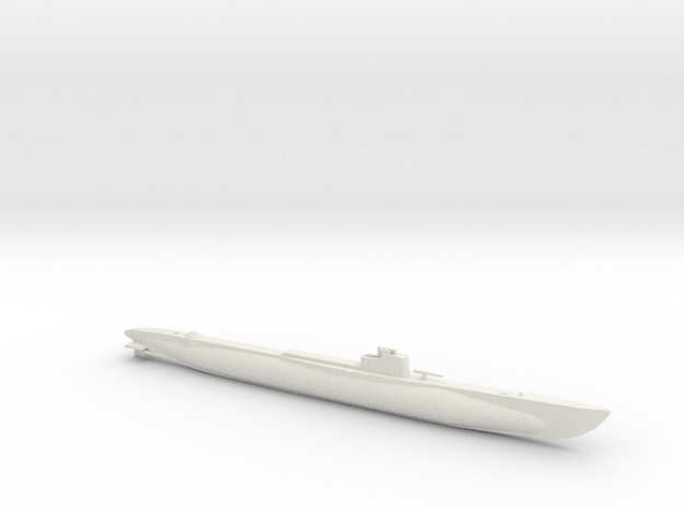 1/700 Scale USS Dolphin SS-169 V-7 in White Natural Versatile Plastic