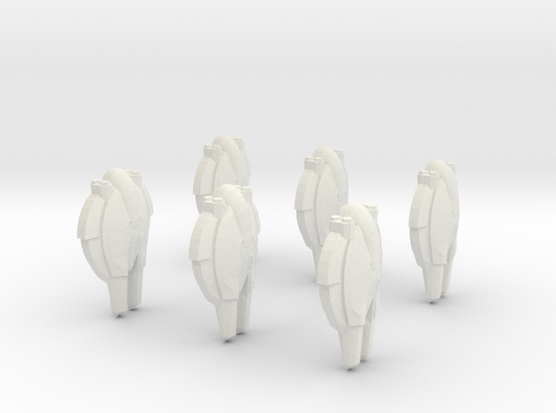 Pact Swarmer Fighters 6-pack in White Natural Versatile Plastic