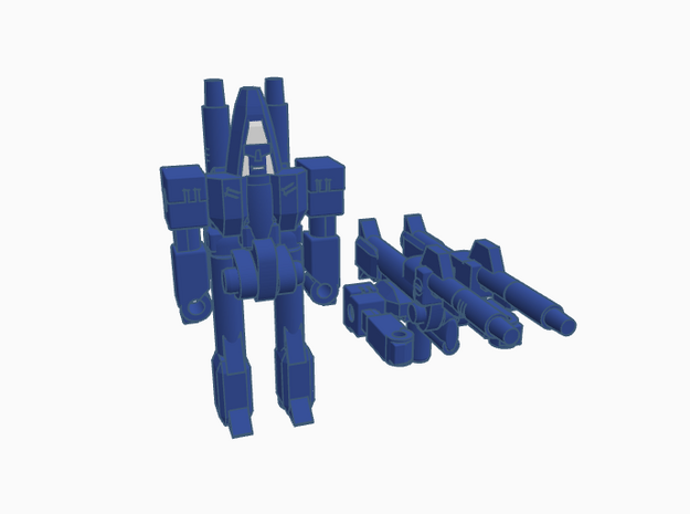 Vapor RoGunner in Blue Processed Versatile Plastic