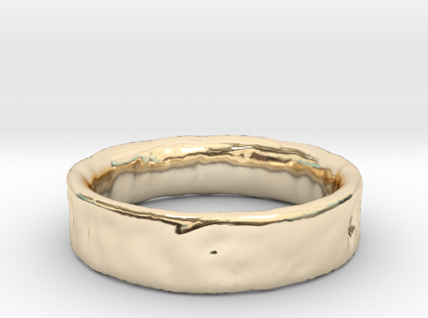 Textured band All Sizes, Multisize in 14K Yellow Gold: 12.5 / 67.75